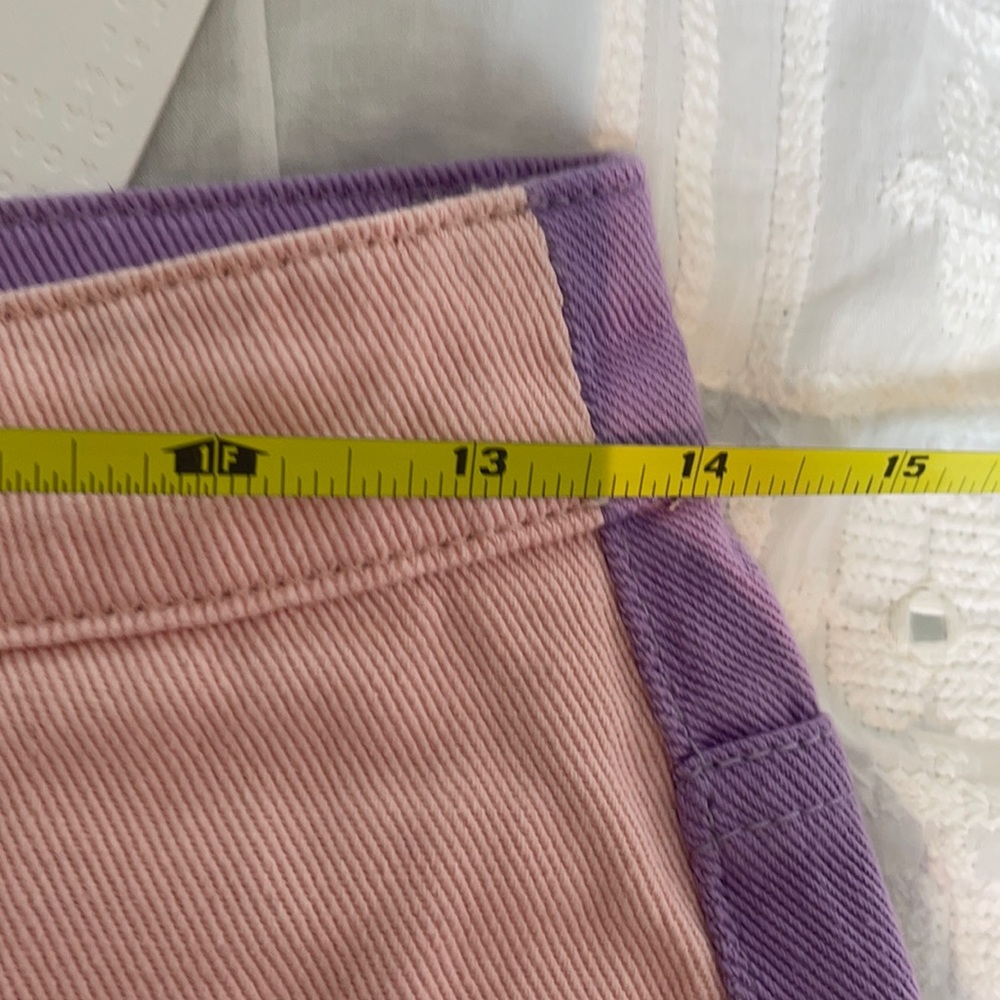 NWT KanCan PV Color Block Mini Skirt - Picture 11 of 12